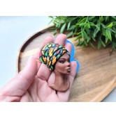 Silicone mold, Doll face, style 62, ~ 4.5*7 cm, H:1.8 cm