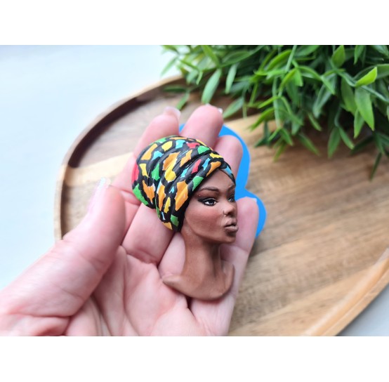 Silicone mold, Doll face, style 62, ~ 4.5*7 cm, H:1.8 cm