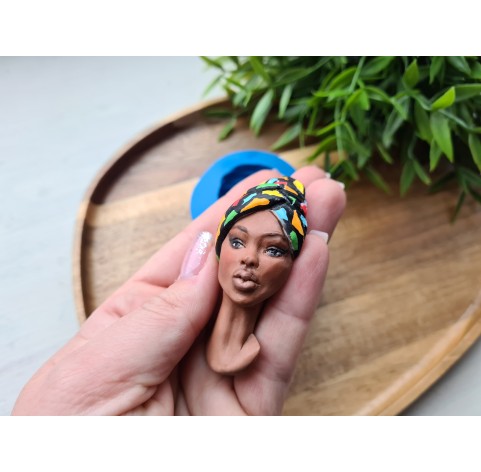 Silicone mold, Doll face, style 62, ~ 4.5*7 cm, H:1.8 cm