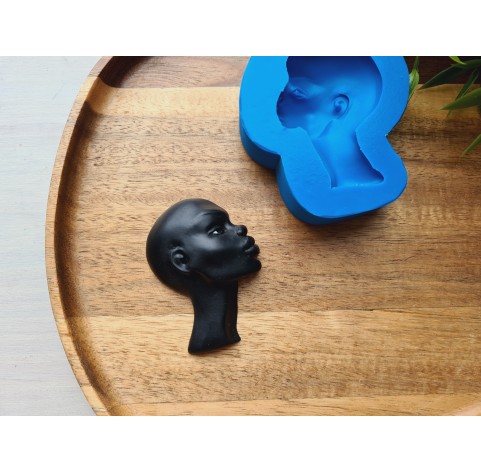 Silicone mold, Doll face, style 65, ~ 4.6*6.2 cm, H:1.5 cm