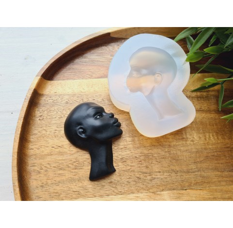 Silicone mold, Doll face, style 65, ~ 4.6*6.2 cm, H:1.5 cm