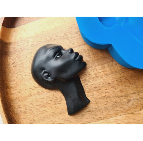 Silicone mold, Doll face, style 65, ~ 4.6*6.2 cm, H:1.5 cm