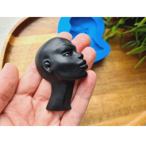 Silicone mold, Doll face, style 65, ~ 4.6*6.2 cm, H:1.5 cm