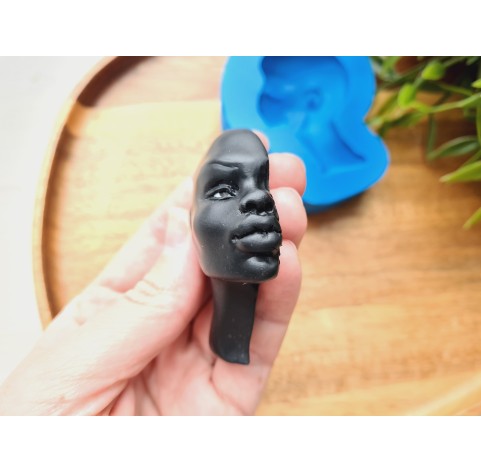 Silicone mold, Doll face, style 65, ~ 4.6*6.2 cm, H:1.5 cm