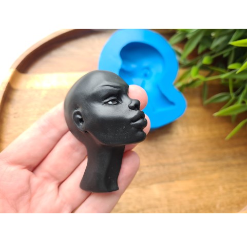 Silicone mold, Doll face, style 65, ~ 4.6*6.2 cm, H:1.5 cm