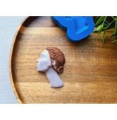 Silicone mold, Doll face, style 67, ~ 5*7 cm, H:1.5 cm