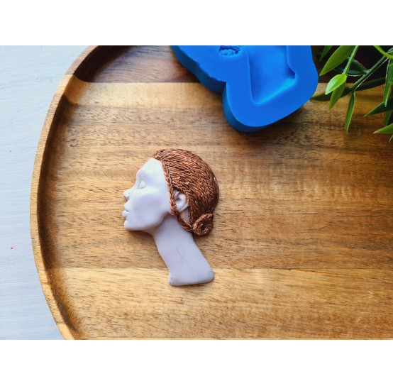Silicone mold, Doll face, style 67, ~ 5*7 cm, H:1.5 cm