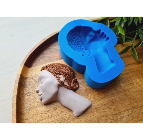 Silicone mold, Doll face, style 67, ~ 5*7 cm, H:1.5 cm
