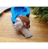 Silicone mold, Doll face, style 67, ~ 5*7 cm, H:1.5 cm