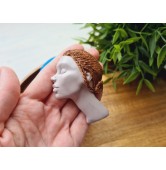 Silicone mold, Doll face, style 67, ~ 5*7 cm, H:1.5 cm