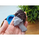 Silicone mold, Doll face, style 70, ~ 5.4*8.4 cm, H:1.6 cm