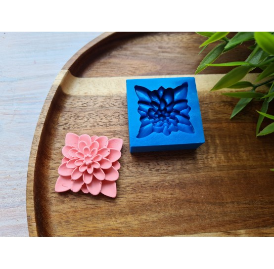 Silicone mold, Flower, style 4, ~ 3.3 cm, H:1.4 cm