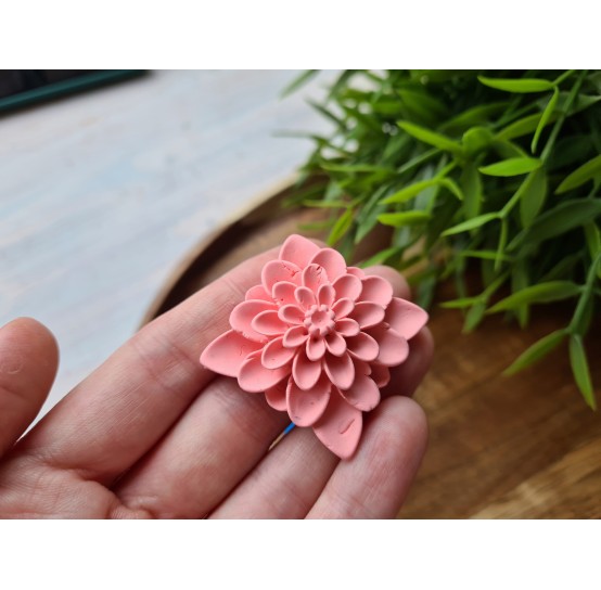 Silicone mold, Flower, style 4, ~ 3.3 cm, H:1.4 cm