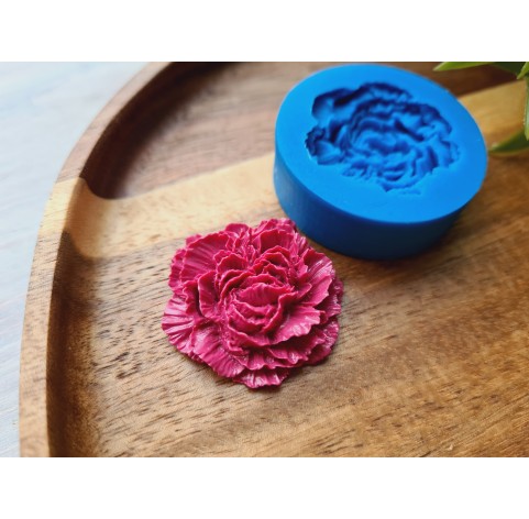 Silicone mold, Carnation, ~ Ø 3 cm, H:1.3 cm