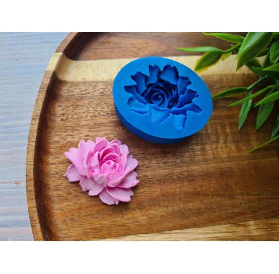 Silicone mold, Rose, style 10, ~ 3.1*4.1 cm, H:1.7 cm