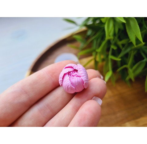 Silicone mold, Peony, style 3, small, ~ Ø 1.7 cm, H:1.5 cm