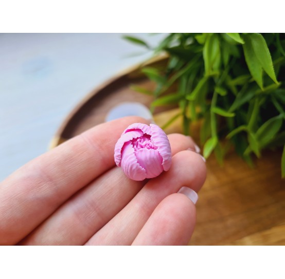 Silicone mold, Peony, style 3, small, ~ Ø 1.7 cm, H:1.5 cm