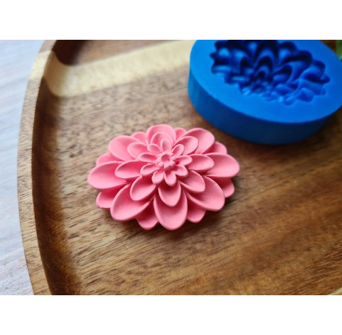 Silicone mold, Flower, style 3, ~ 3.1*4.2 cm, H:1.3 cm