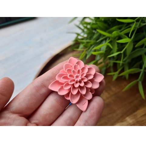 Silicone mold, Flower, style 4, ~ 3.3 cm, H:1.4 cm