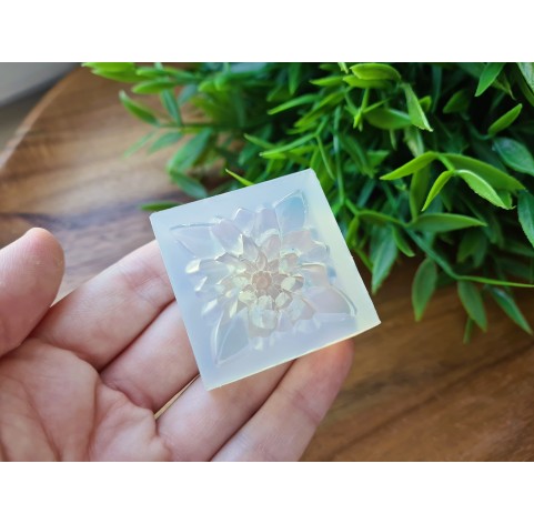 Silicone mold, Flower, style 4, ~ 3.3 cm, H:1.4 cm