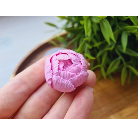 Silicone mold, Peony, style 1, large, ~ Ø 2.8 cm, H:2 cm