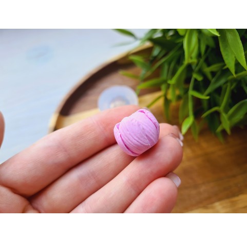 Silicone mold, Peony, style 3, small, ~ Ø 1.7 cm, H:1.5 cm