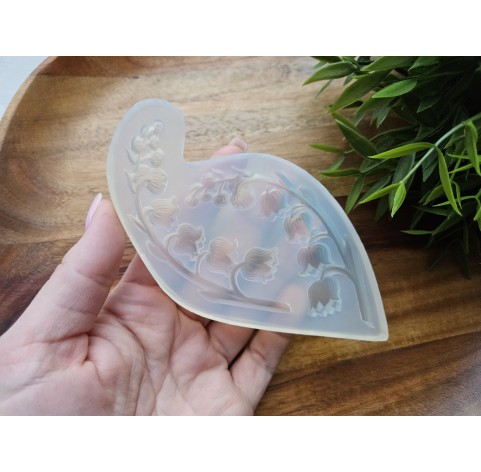 Silicone mold, Lily of the valley, style 1, ~ 3.3*9.4 cm, H:0.5 cm