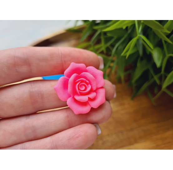 Silicone mold, Rose, style 21, ~ Ø 2.6 cm, H:0.7 cm