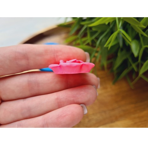 Silicone mold, Rose, style 21, ~ Ø 2.6 cm, H:0.7 cm
