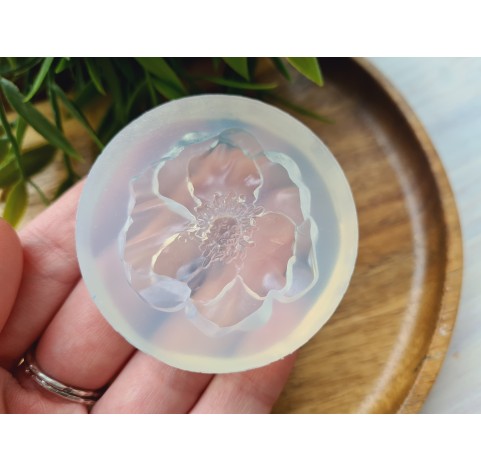 Silicone mold, Poppy, ~ Ø 3.6 cm, H:0.8 cm