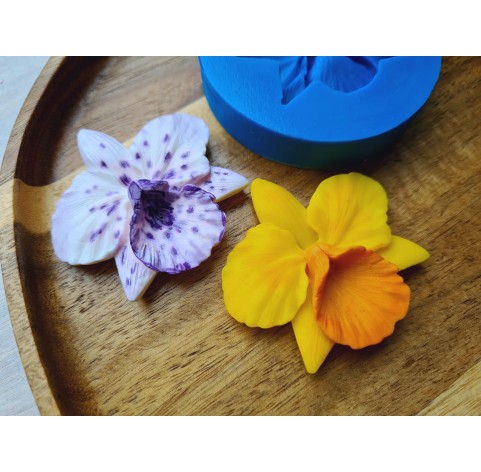 Silicone mold, Orchid, ~ 4.7*5 cm, H:1 cm