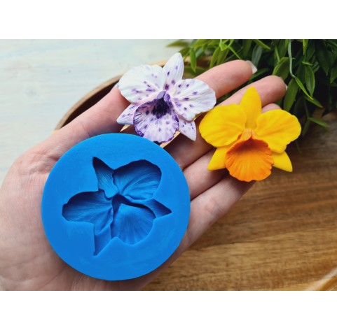 Silicone mold, Orchid, ~ 4.7*5 cm, H:1 cm