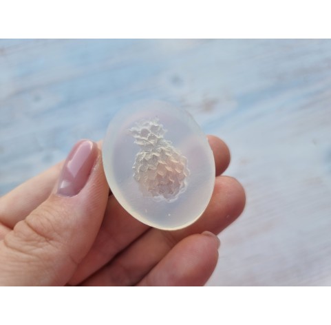 Silicone mold, Pineapple, style 1, mini, ~ 1.5*2.5 cm, H:0.7 cm