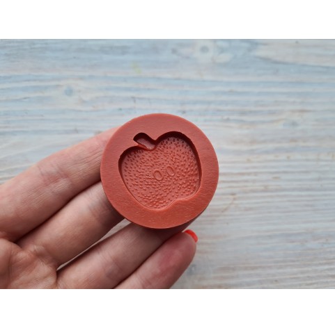 Silicone mold, Apple, style 2, slice, ~ 2.7*2.7 cm, H:0.3 cm