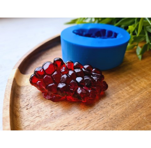 Silicone mold, Pomegranate, ~ 3.3*5.7 cm, H:2.3 cm