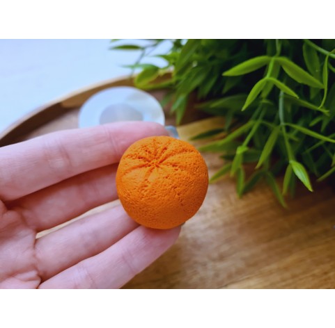 Silicone mold, Mandarin, style 11, ~ Ø 3.3 cm, H:2.3 cm