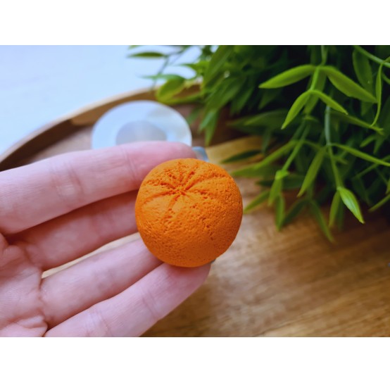 Silicone mold, Mandarin, style 11, ~ Ø 3.3 cm, H:2.3 cm