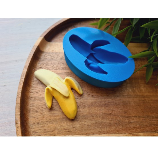 Silicone mold, Banana, ~ 3.5*6 cm, H:1.7 cm