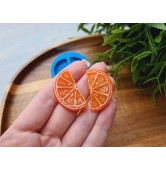 Silicone mold, Orange slice, ~ 2.8*3.3 cm, H:0.3 cm