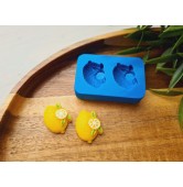 Silicone mold, Lemon, style 5, 2 elements, ~ 1.5*2 cm, H:0.5 cm
