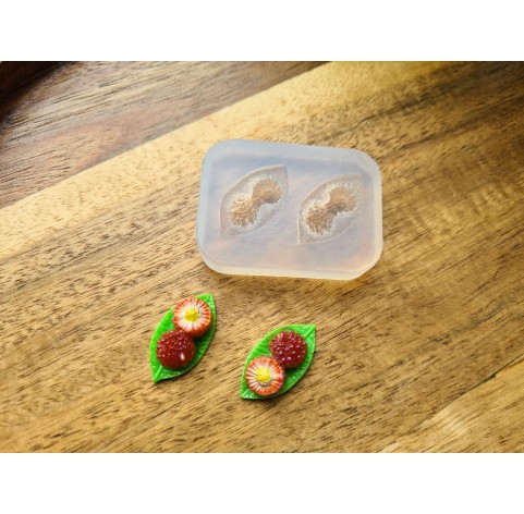 Silicone mold, Lychee, 2 elements, ~ 1.2*2.4 cm, H:0.7 cm