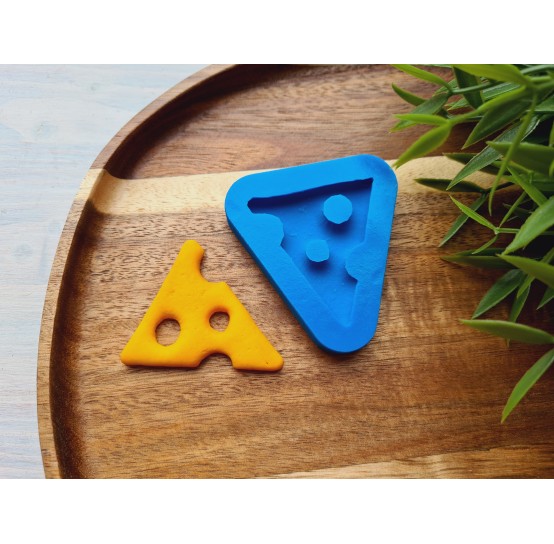 Silicone mold, Full size biscuit, style 7, cheese slice form, ~ 4.3*4.5 cm, H:0.5 cm