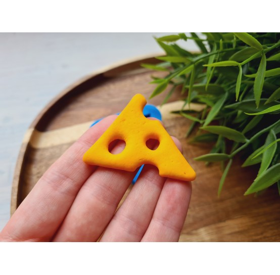 Silicone mold, Full size biscuit, style 7, cheese slice form, ~ 4.3*4.5 cm, H:0.5 cm