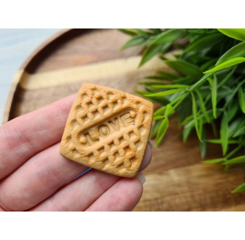 Silicone mold, Full size biscuit, style 10, ~ 3.3 cm, H:0.6 cm