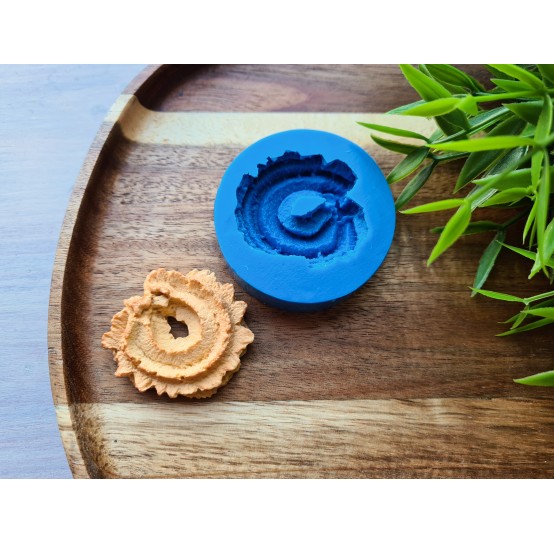 Silicone mold, Full size cookie, style 16, shortbread, ~ 3.9*4 cm, H:0.9 cm