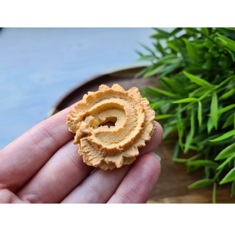 Silicone mold, Full size cookie, style 16, shortbread, ~ 3.9*4 cm, H:0.9 cm