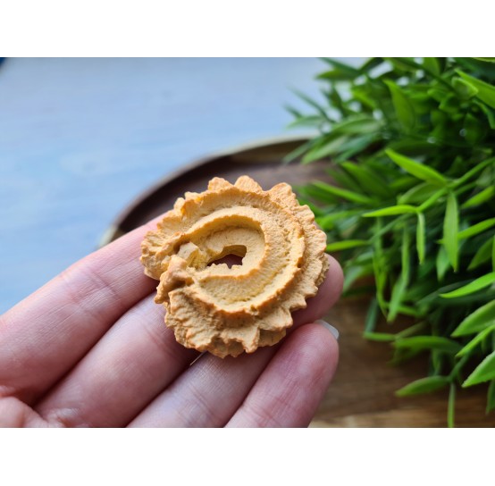 Silicone mold, Full size cookie, style 16, shortbread, ~ 3.9*4 cm, H:0.9 cm