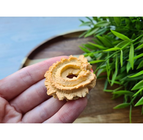 Silicone mold, Full size cookie, style 16, shortbread, ~ 3.9*4 cm, H:0.9 cm