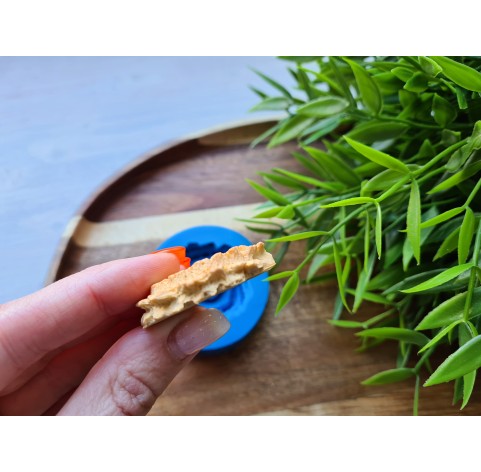 Silicone mold, Full size cookie, style 16, shortbread, ~ 3.9*4 cm, H:0.9 cm