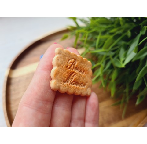 Silicone mold, Full size biscuit, style 21, ~ 2.8*3.7 cm, H:0.3 cm
